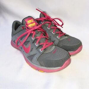 Nike Flex Supreme TR 2 Womens Grey Training Running Shoes 616694-003 Size 8